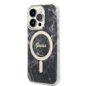 Kryt Guess Marble GUBPP14LHMEACSK iPhone 14 Pro černá/černá
