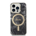 Kryt Guess Marble GUBPP14LHMEACSK iPhone 14 Pro černá/černá