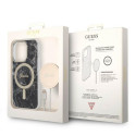 Kryt Guess Marble GUBPP14LHMEACSK iPhone 14 Pro černá/černá