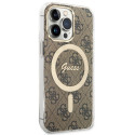 Set Guess GUBPP13LH4EACSW pro iPhone 13 Pro - hnědá