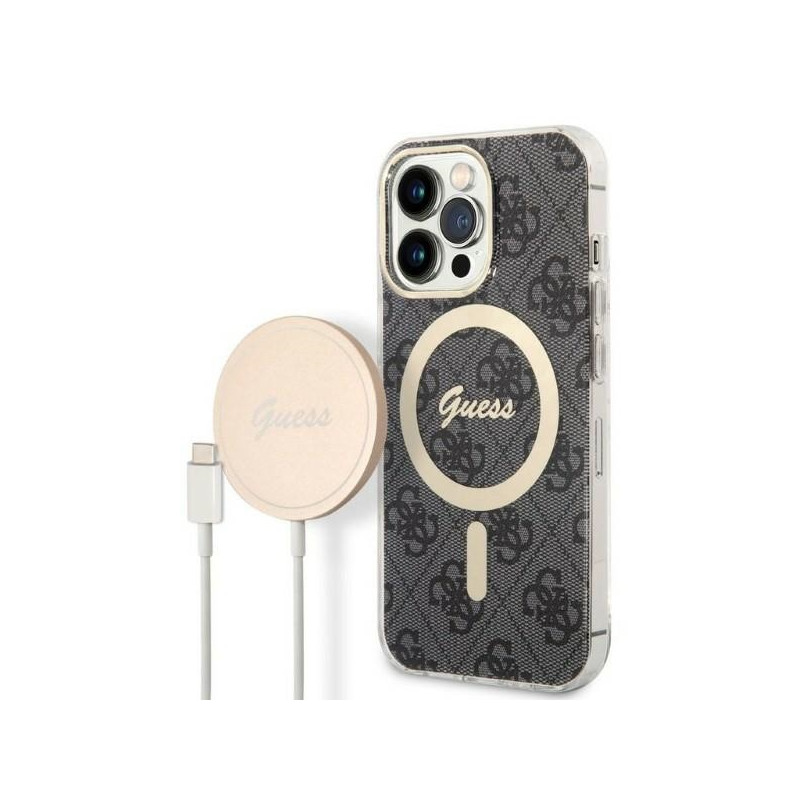 Kryt Guess GUBPP13LH4EACSK pro iPhone 13 Pro - černá/černý