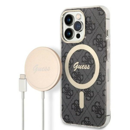 Kryt Guess GUBPP13LH4EACSK pro iPhone 13 Pro – černá