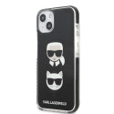 Kryt Karl Lagerfeld KLHCP13STPE2TK iPhone 13 mini black/black