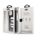 Kryt Karl Lagerfeld KLHCP13STPE2TK iPhone 13 mini black/black