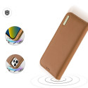 Pouzdro Dux Ducis Hivo iPhone 14 Pro Max - hnědé