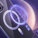 Kryt Kingxbar ICE CRYSTAL pro iPhone 14 Plus - stříbrná