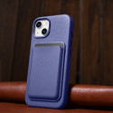 iCarer kožené pouzdro pro iPhone 14 Plus Light Purple (MagSafe)
