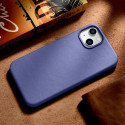 iCarer kožené pouzdro pro iPhone 14 Plus Light Purple (MagSafe)