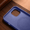 iCarer kožené pouzdro pro iPhone 14 Plus Light Purple (MagSafe)