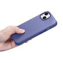 iCarer kožené pouzdro pro iPhone 14 Plus Light Purple (MagSafe)