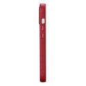 iCarer CASE LEATHER kožené pouzdro iPhone 14 Plus červené