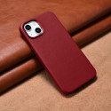iCarer CASE LEATHER kožené pouzdro iPhone 14 Plus červené