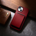 iCarer CASE LEATHER kožené pouzdro iPhone 14 Plus červené