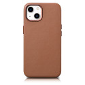 Pouzdro iCarer CASE LEATHER iPhone 14 Plus - hnědá