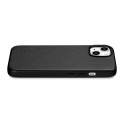 iCarer kožené pouzdro MagSafe pro iPhone 14 Plus - černé