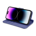 Pouzdro iCarer Wallet Case 2v1 pro iPhone 14 Pro Max - light purple