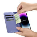 Pouzdro iCarer Wallet Case 2v1 pro iPhone 14 Pro Max - light purple