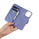 Pouzdro iCarer Wallet Case 2v1 pro iPhone 14 Pro Max - light purple