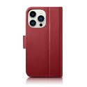 Pouzdro iCarer 2v1 Anti-RFID pro iPhone 14 Pro Max - červené