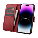 Pouzdro iCarer 2v1 Anti-RFID pro iPhone 14 Pro Max - červené