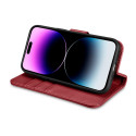 Pouzdro iCarer 2v1 Anti-RFID pro iPhone 14 Pro Max - červené