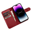 Pouzdro iCarer 2v1 Anti-RFID pro iPhone 14 Pro Max - červené