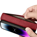 Pouzdro iCarer 2v1 Anti-RFID pro iPhone 14 Pro Max - červené