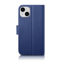iCarer iPhone 14 Plus 2v1 pouzdro Anti-RFID modré