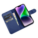 iCarer iPhone 14 Plus 2v1 pouzdro Anti-RFID modré