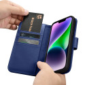 iCarer iPhone 14 Plus 2v1 pouzdro Anti-RFID modré