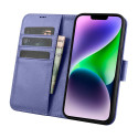 Pouzdro iCarer Wallet Case 2v1 pro iPhone 14 Plus - světle fialová