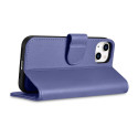 Pouzdro iCarer Wallet Case 2v1 pro iPhone 14 Plus - světle fialová