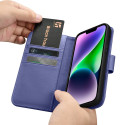 Pouzdro iCarer Wallet Case 2v1 pro iPhone 14 Plus - světle fialová