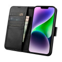 Pouzdro iCarer 2v1 iPhone 14 Plus - černé (Anti-RFID)