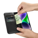 Pouzdro iCarer 2v1 iPhone 14 Plus - černé (Anti-RFID)