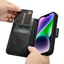 Pouzdro iCarer 2v1 iPhone 14 Plus - černé (Anti-RFID)