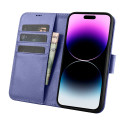 iCarer Wallet Case 2v1 pro iPhone 14 Pro – světle fialové
