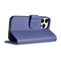 iCarer Wallet Case 2v1 pro iPhone 14 Pro – světle fialové