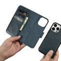 iCarer Oil Wax Wallet Case 2v1 pro iPhone 14 Pro Max - modrá