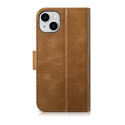 Pouzdro iCarer iPhone 14 Plus 2v1 Anti-RFID - hnědé