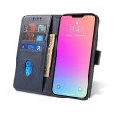 Pouzdro Hurtel pro iPhone 14 Plus – modrá