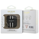 Pouzdro Guess GUA2P4RPSK pro AirPods 1/2 černá/černá