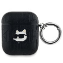 Pouzdro Karl Lagerfeld CHOUPETTE Head pro AirPods 1/2 - černé