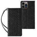 Magnetické pouzdro Hurtel Magnet Strap Case pro iPhone 14 black