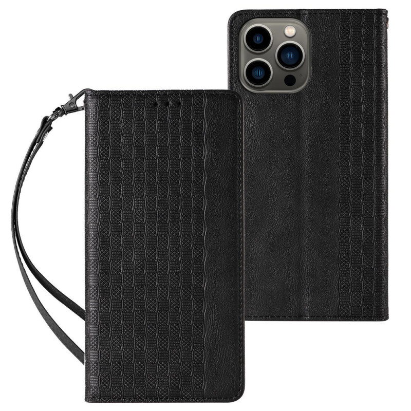Magnetické pouzdro Hurtel Magnet Strap Case pro iPhone 14 - black