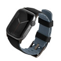 Řemínek UNIQ LINUS pro Apple Watch 42/44/45/49mm – černý