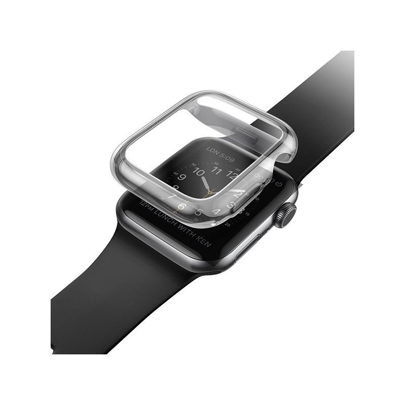 Kryt UNIQ GARDE pro Apple Watch 4/5/6/SE 44mm - šedý