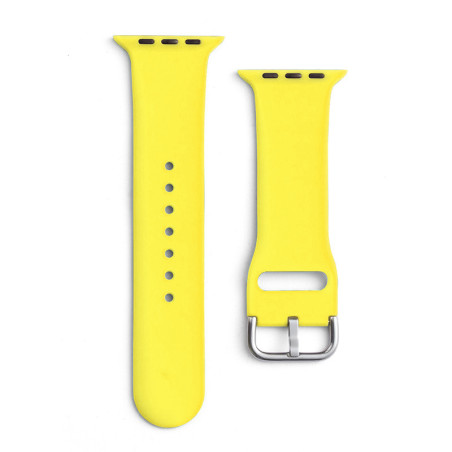 Hurtel Silicone Strap APS pro Apple Watch 38/40/41mm - žlutá