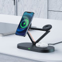 Acefast E9 15W Qi MagSafe stanice 3v1 černá
