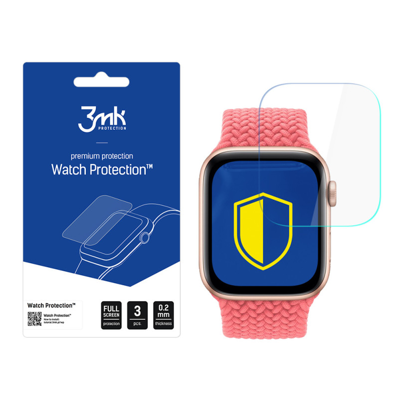 Ochranné sklo 3mk WATCH PROTECTION™ pro Apple Watch SE 40mm - čiré